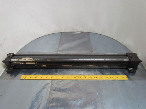 Hydro-line lr2a-2x22 pneumatic air cylinder 2&#034; bore 22&#034; stroke side lugs for sale