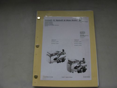 Espar Hydronic 10 &amp; Hydronic M Water Coolant Heater Service &amp; Parts Manual