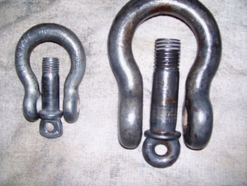 Shackle,clevis 1&#034; swl 8 1/2 ton crosby &amp; wll 3 1/4t 5/8&#034; for sale
