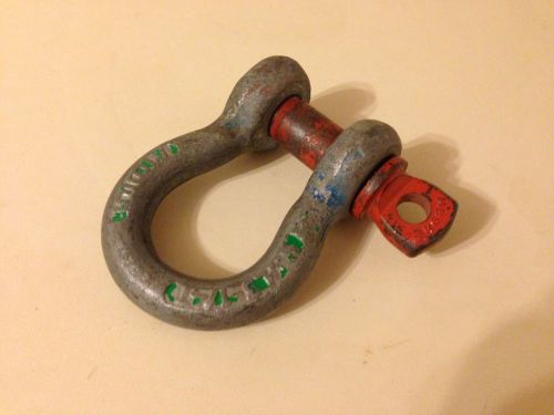 Vintage 5/8 In Screw Pin Clevis Shackle Rigging Hoisting Antique Farmer Tool