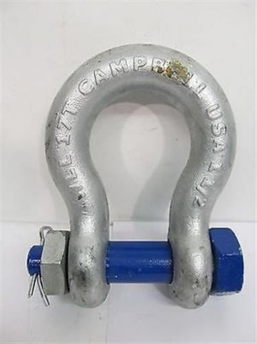 Campbell Chain 17 ton, 1 1/2&#034; Bolt Type Anchor Shackle - 5392435