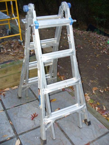 Multi purpose aluminum ladder folding step ladder scaffold extendable heavy duty for sale
