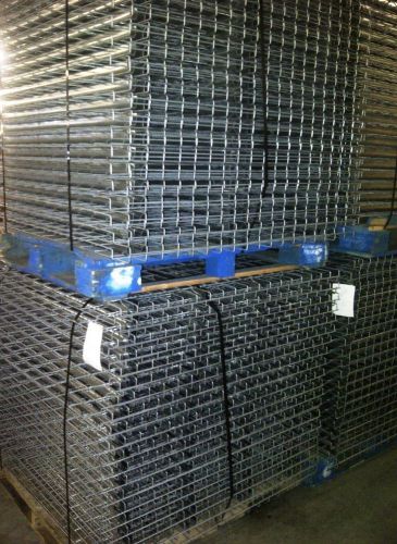 Pallet rack - wire mesh decking 42 x 46, 3 channel, 3,000# capacity for sale
