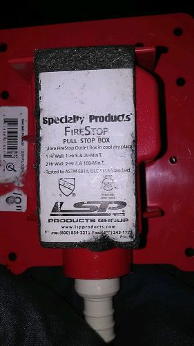 Six new lsp firestop pull stop box obfps-1047-rk-ll for sale