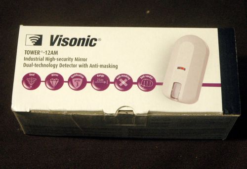VISONIC INDUSTRIAL HIGH-SECURITY MIRROR MOTION DETECTOR TOWER-12AM NEW