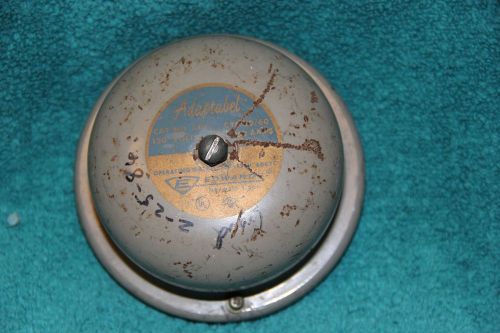 Vintage  edwards adaptabel alarm bell 5&#034; 120 volts  cat # 340 for sale