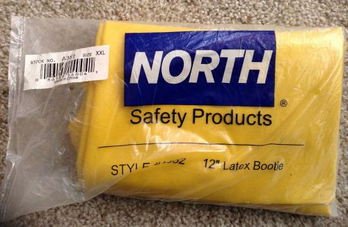 North Safety Products 12&#034; Latex Bootie Rubber Boots / Bootie XXL Style #A352