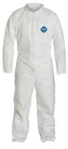 Tyvek Coveralls Standard Suit with Zipper Front (25 per case) Large