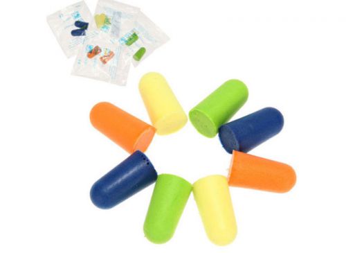 30 pairs foam earplug  protector sleep noise reducer individually wrapped po for sale