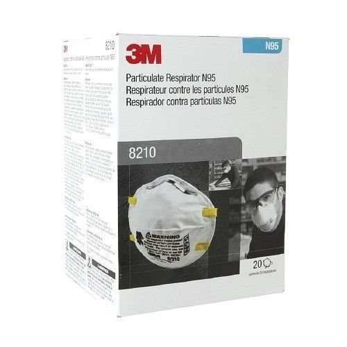 3M 8210N95 PARTICULATE RESPIRATORS 20/BOX