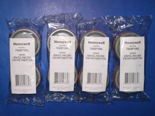 NORTH  BY  HONEYWELL  7583P100L  RESPIRATORY  PROTECTION  CARTRIDGES  4-PR  NEW