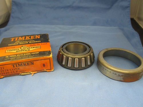 Timken Bearing Cone 02878 Cup 02820  new