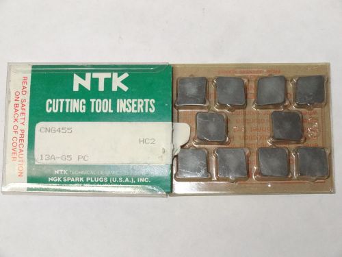 10 new NTK Cutting Tools CNG 455 HC2 13A-G5 PC Ceramic Inserts 00167