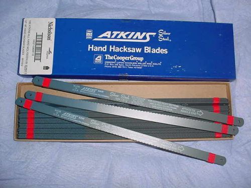 Atkins, Silver Steel Hacksaw Blades 100 Box. 12&#034;, 18 TPI