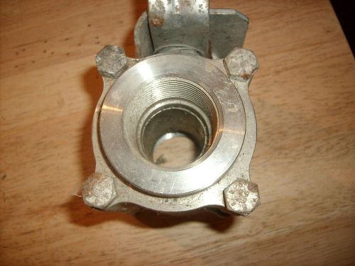 1-1/4&#034; 316 Stainless Steel Whitey Stream Ball Valve SS-S67TF20 2160 psi