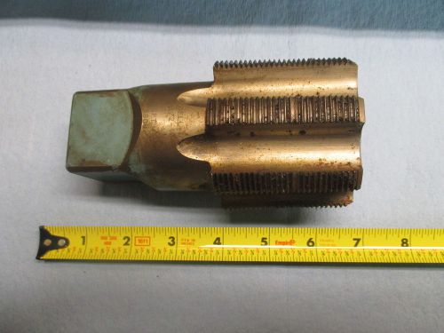 2 1/2 11 bspt british thread pipe tap hss usa made 7 flute machine shop tooling for sale