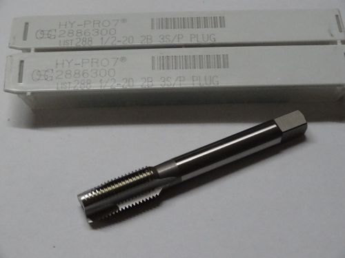 New osg hy-pro7 1/2-20 unf 2b 3fl plug hss spiral point flute tap bright 2886300 for sale