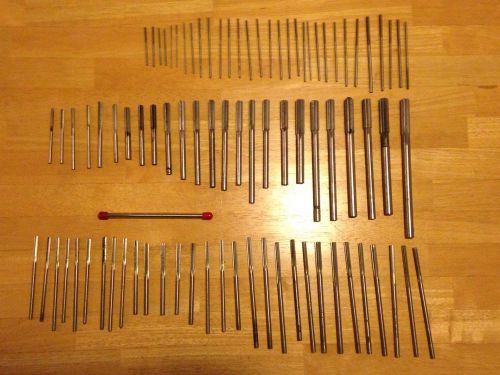 Lot of 87 Hss Reamers Straight Shank Mill Lathe Tooling Machinist