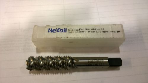 Heli-coil sti high spiral flute tap metric coarse mfg part # 4681-12 for sale