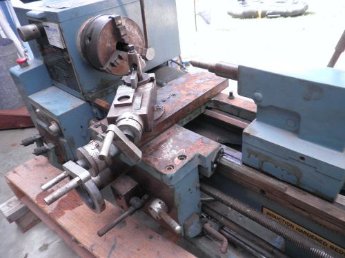Tested metal lathe cutter tools machine newline precision chuck 220 single phase for sale