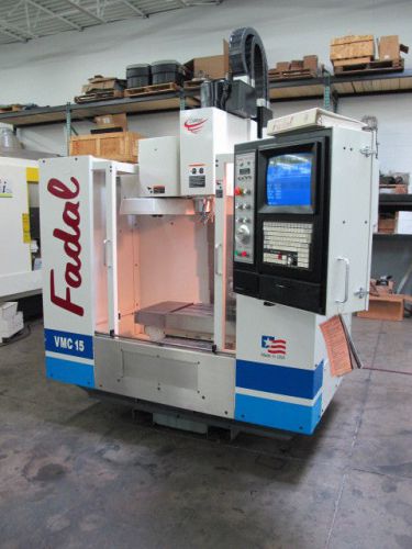 Fadal VMC-15 4-Axis CNC Vertical Machining Center with VH-65 Rotary