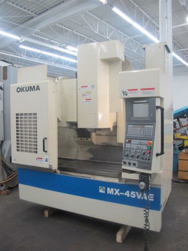 Okuma mx 45vae cnc vertical machining center for sale