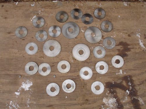 HSS Milling Cutters lot of 26 milling cutters