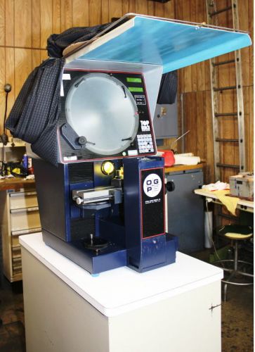 14&#034; ogp top bench contour projector optical comparator w/dro &amp; edge detection for sale