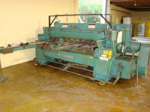Used wysong 6&#039; x 1/4&#034; mechanical shear for sale