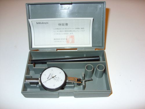 Mitutoyo Horizontal Dial Test Indicator .0005 Code No. 513-402 with case