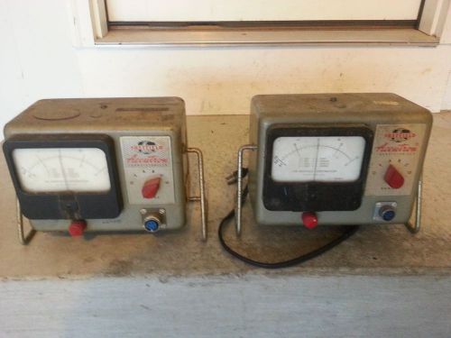 Pair of Sheffield Accutron Model 12 and Model 51 electronic indicators