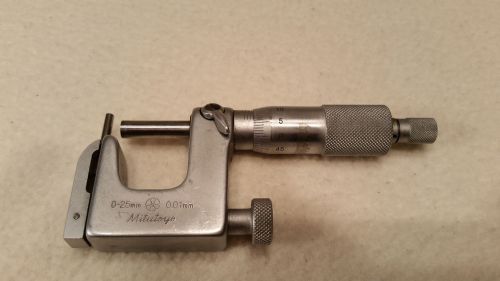 Mitutoyo 117-101 universal micrometer - 0-25mm for sale