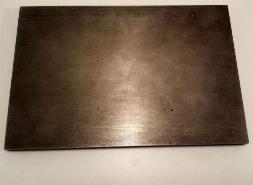 Vintage Cast Iron Ground Surface Plate 8&#034; x 12&#034; Top Surface