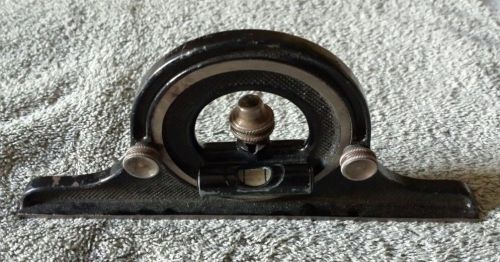 Starrett #12 Protractor Head Only - Replacement Piece - Level Bubble Intact