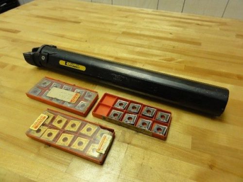 New 2&#034; kennametal b8616 boring bar a1638 insert type boring head cnc +30 inserts for sale