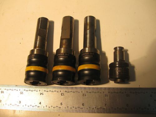 Cnc tap tooling 3 emuge ksn0-d6 din 1875 + 1 em00-h-4.5 3,4 m4 tap holder for sale