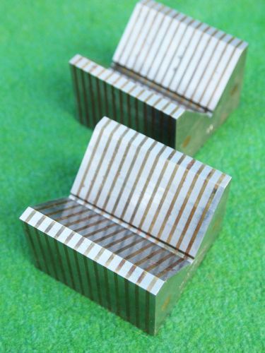Brown &amp; sharpe magnetic chuck transferring v-blocks - no. 756 for sale