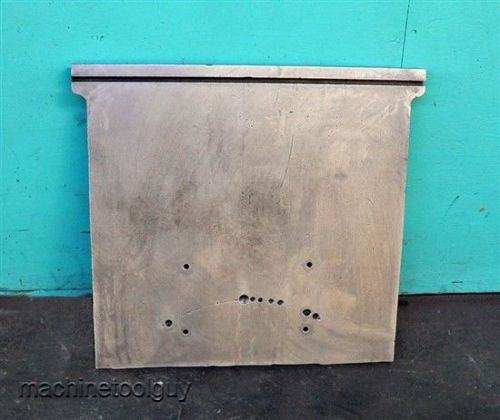 INDUSTRIAL T-SLOT METAL ANGLE PLATE 22.5&#034; x 23&#034; TABLE