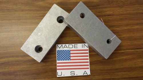 6&#039;&#039; x 2.5&#039;&#039; x 1.25&#039;&#039; Aluminum Vise Jaw Pair for Kurt and most others
