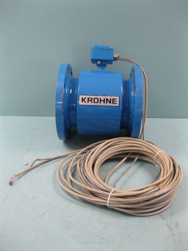 8&#034; 150# Krohne Altoflux IFS-4000 F/6 Flowmeter PTFE Lined P19 (1537)