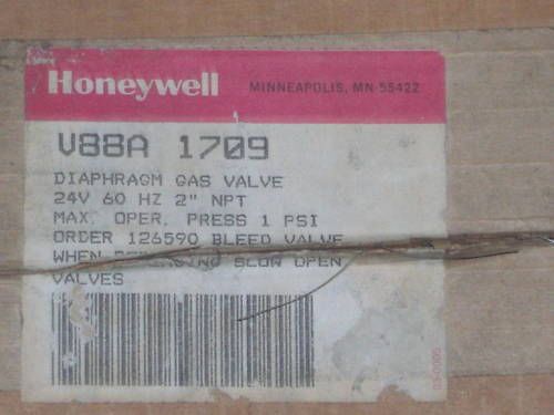 Honeywell v88a 1709 diaphragm gas valve *new* for sale