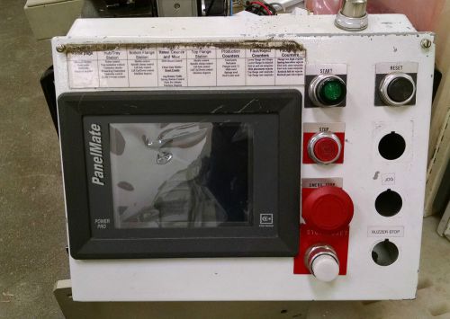 Lot of (5) Control Panels ~ Power Pro PanelMate &amp; Allen-Bradley