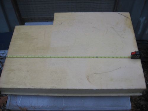 Large cnc mill material plastic block 35&#034; x 24 3/4&#034; x 4&#034; for sale