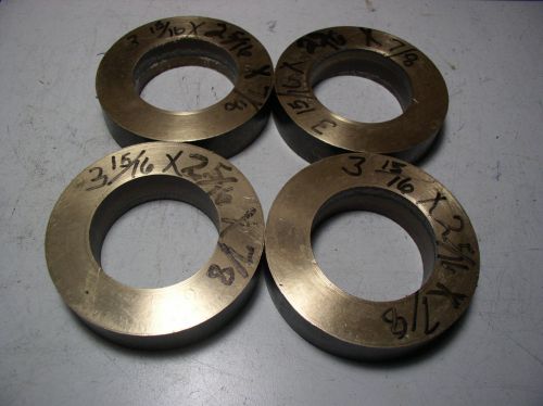1 pc 3 15/16&#034;x 2 5/16 x7/8&#034;+ round 836 brass bar or rod(bushing or bearing?) for sale