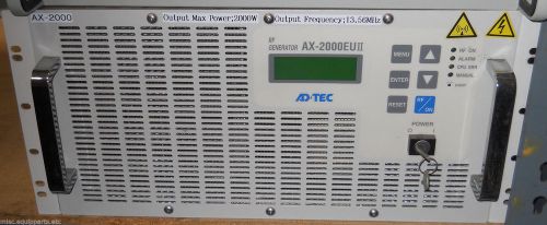AD--TEC AX-2000 EU-N RF GENERATOR 2000W 13.56MHZ, 3P AC208V