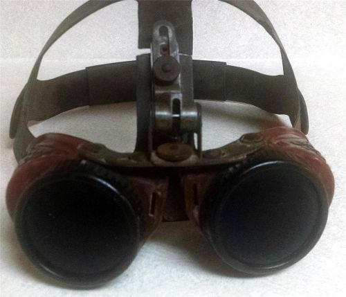 AMERICAN OPTICAL F-600 VTG WELDING GOGGLES 1938 STEAMPUNK INDUSTRIAL COSPLAY