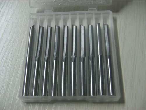 Cnc router wood double straight cutting bit 4mm 42mm quantity:10pcs new for sale