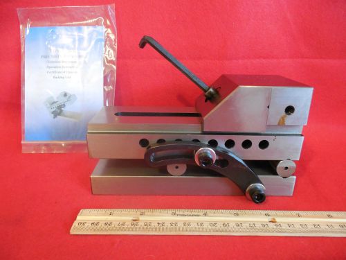 3&#034; jaw precision toolmakers vise screwless type 2xokg key, book, insp. cert. for sale