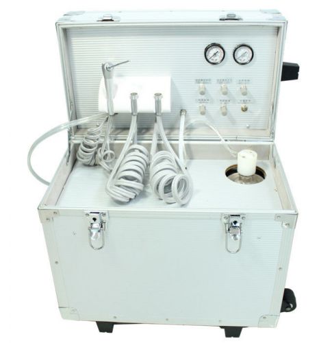 COXO Portable Dental Unit DB-409 with Air Compressor Water Reserved Bottle 2H