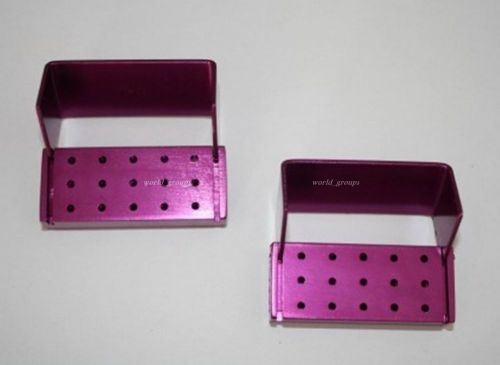 15 holes Bur Holder Stand Disinfection Box Fit Low-short speed bur